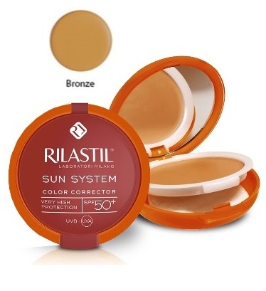 RILASTIL SUN SYSTEM PHOTO PROTECTION THERAPY SPF50+ COMPATTO BRONZE 10 ML - Farmadillo