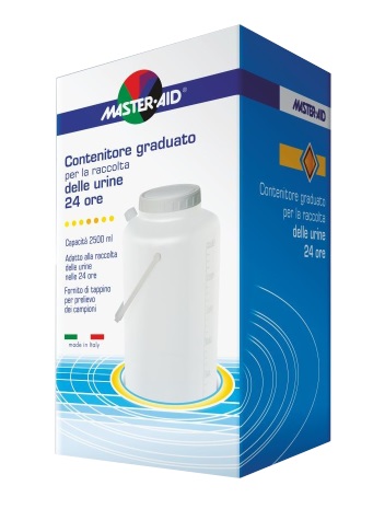 CONTENITORE RACCOLTA URINA MASTER-AID 24 H 2500 ML - Farmadillo