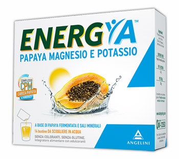 ENERGYA PAPAYA MAGNESIO POTASSIO 14 BUSTINE - Farmadillo