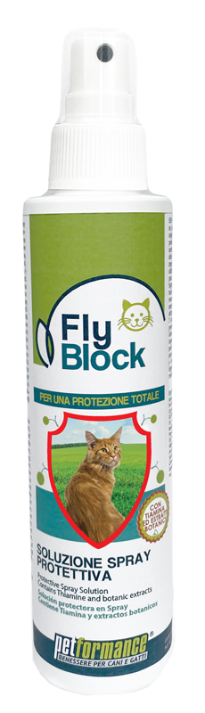 PETFORMANCE FLYBLOCK SPRAY GATTO 150 ML - Farmadillo