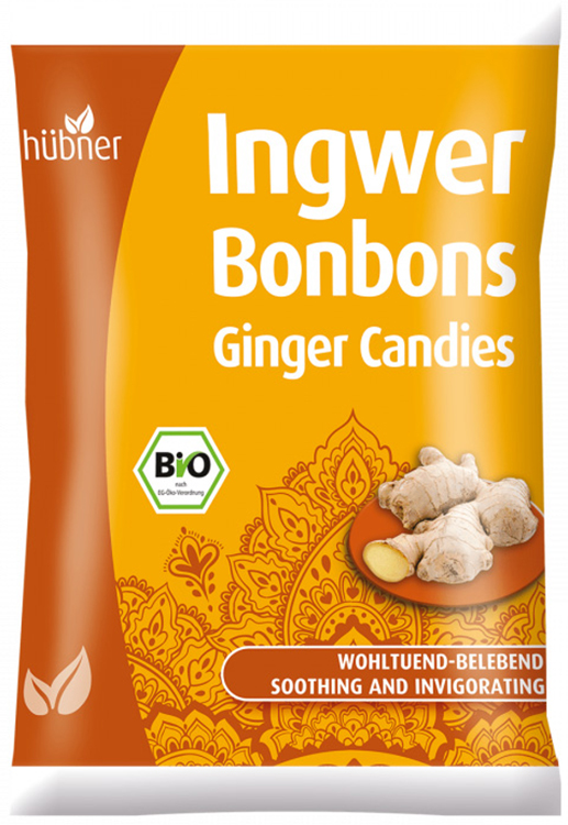 HUBNER CARAMELLE DIGESTIVE ALLO ZENZERO 69 G - Farmadillo