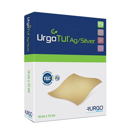 MEDICAZIONE STERILE URGOTUL AG/SILVER 10X12 CM 5 PEZZI - Farmadillo