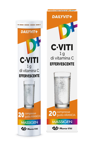 MASSIGEN VITAMINA C 1G EFFERVESCENTE 20 COMPRESSE - Farmadillo