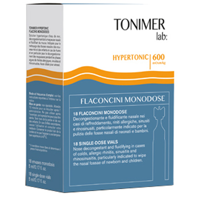 TONIMER LAB HYPERTONIC 18 FLACONCINI MONODOSE - Farmadillo
