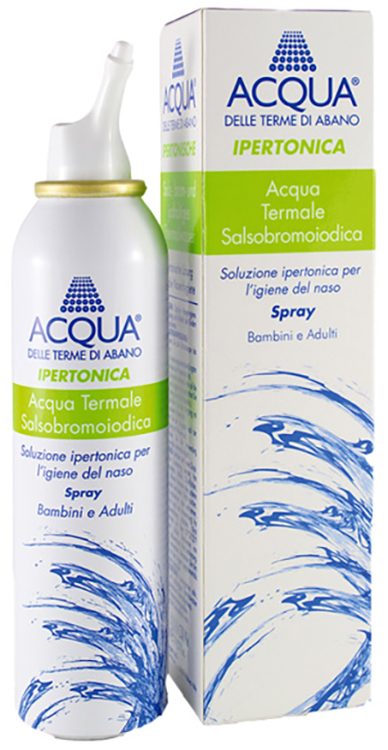 ACQUA DELLE TERME DI ABANO IPERTONICA SPRAY IRRIGAZIONE NASALE 125 ML - Farmadillo