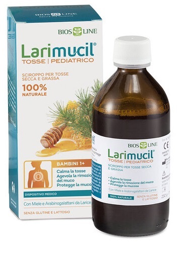LARIMUCIL TOSSE PEDIATRICO 1+ SCIROPPO 175 ML CE 0426 230 G - Farmadillo