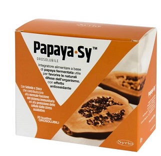 PAPAYA-SY 20 BUSTINE 92 G POLVERE OROSOLUBILE - Farmadillo