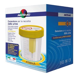 CONTENITORE RACCOLTA URINA SOTTOVUOTO MASTER-AID 120 ML - Farmadillo