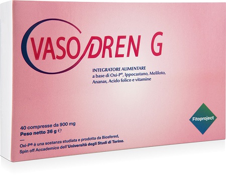 VASODREN G 40 COMPRESSE DA 900 MG - Farmadillo
