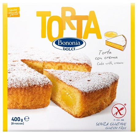 BONONIA DOLCI TORTA CON CREMA SENZA GLUTINE 400 G - Farmadillo