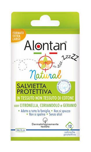 ALONTAN NATURAL SALVIETTA MONOUSO 12 PEZZI - Farmadillo