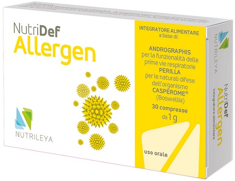 NUTRIDEF ALLERGEN 30 COMPRESSE - Farmadillo