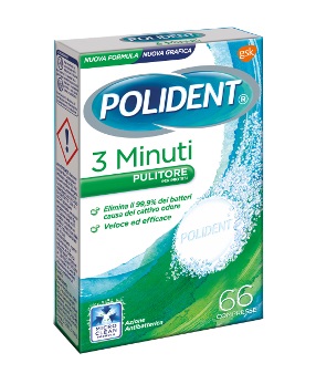 POLIDENT 3 MINUTI 66 COMPRESSE - Farmadillo