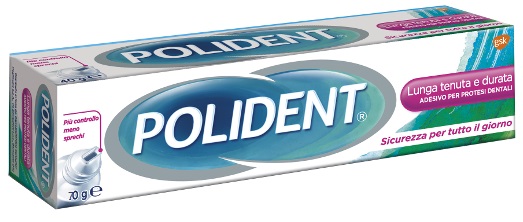 ADESIVO PROTESI DENTALI POLIDENT LUNGA TENUTA 70 G - Farmadillo