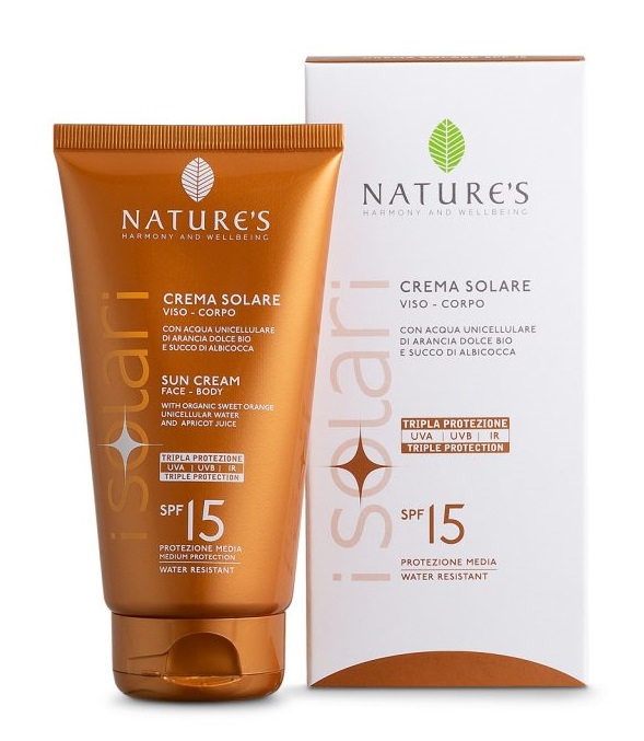 NATURE'S I SOLARI CREMA SOLARE VISO E CORPO SPF 15 IR SUN 150 ML - Farmadillo