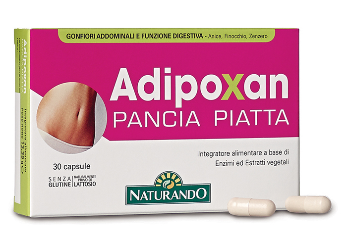 ADIPOXAN PANCIA PIATTA 30 CAPSULE - Farmadillo