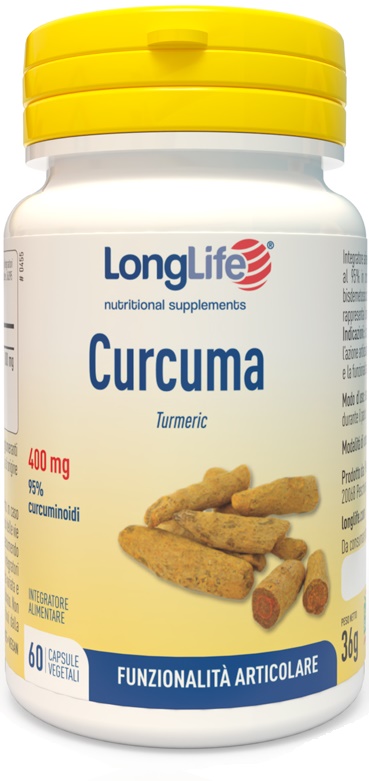 LONGLIFE CURCUMA 60 CAPSULE VEGETALI - Farmadillo