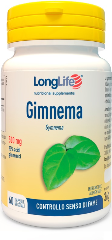 LONGLIFE GIMNEMA 60 CAPSULE VEGETALI - Farmadillo