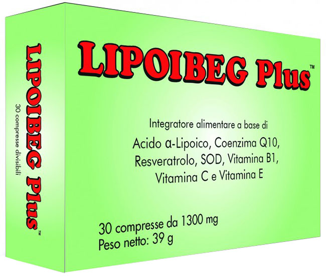 LIPOIBEG PLUS 30 COMPRESSE DA 1300 MG - Farmadillo