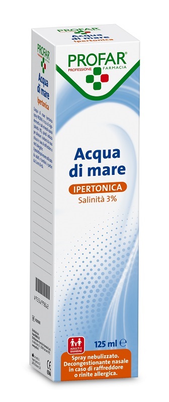 ACQUA DI MARE SPRAY IPERTONICA 3% PROFAR 125 ML - Farmadillo