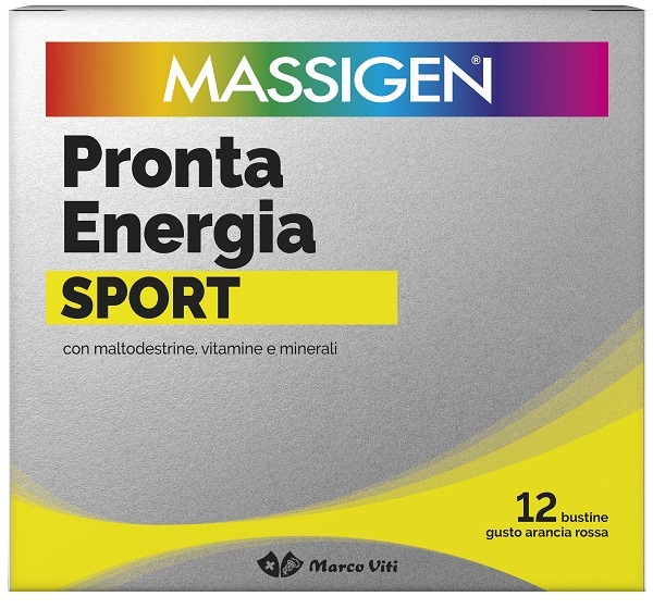 MASSIGEN SPORT PRONTA ENERGIA 12 BUSTINE - Farmadillo