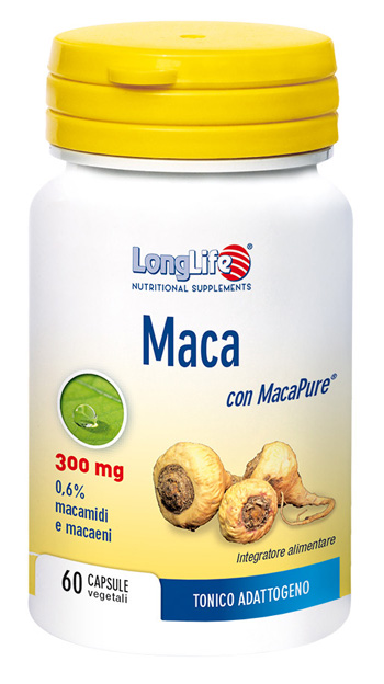 LONGLIFE MACA 60 CAPSULE VEGETALI DA 550 MG - Farmadillo
