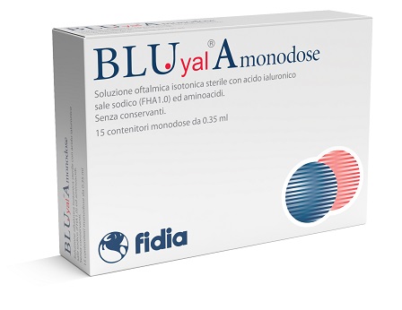 BLU YAL A MONODOSE GOCCE OCULARI 15 FLACONCINI 0,35 ML - Farmadillo