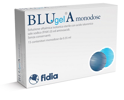 BLU GEL A MONODOSE GOCCE OCULARI 15 CONTENITORI MONODOSE - Farmadillo
