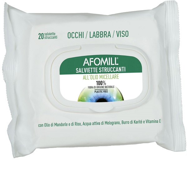 AFOMILL SALVIETTINE STRUCCANTI OLIO MICELLARE - Farmadillo