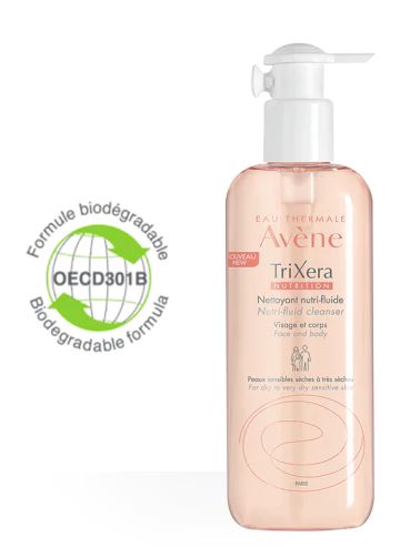 EAU THERMALE AVENE TRIXERA NUTRITION DETERGENTE NUTRI-FLUIDO 400 ML - Farmadillo