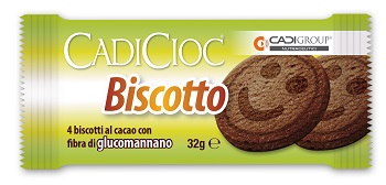 CADICIOC BISCOTTO CACAO 4 PEZZI 8 G - Farmadillo