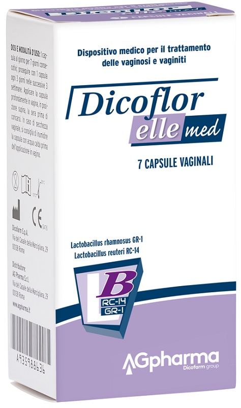 DICOFLOR ELLE MED 7 CAPSULE VAGINALI - Farmadillo