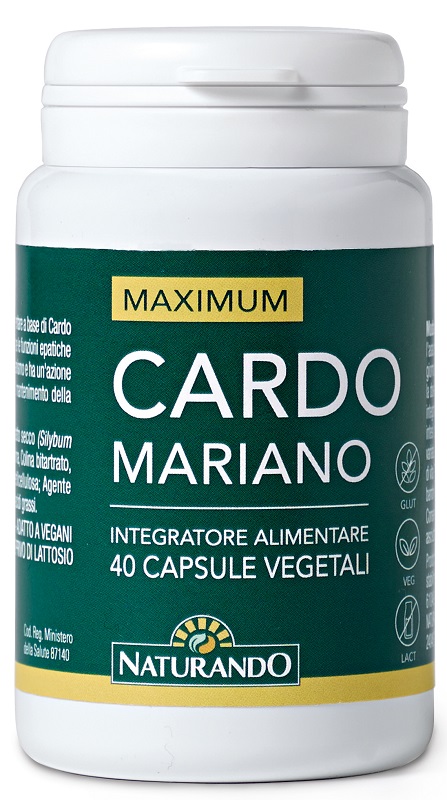 MAXIMUM CARDO MARIANO 40 CAPSULE - Farmadillo