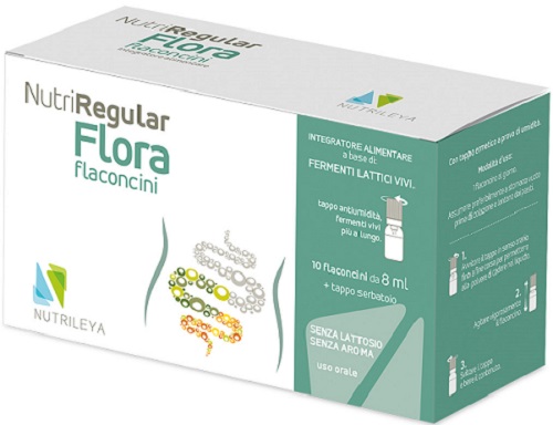 NUTRIREGULAR FLORA 10 FLACONCINI 8 ML - Farmadillo