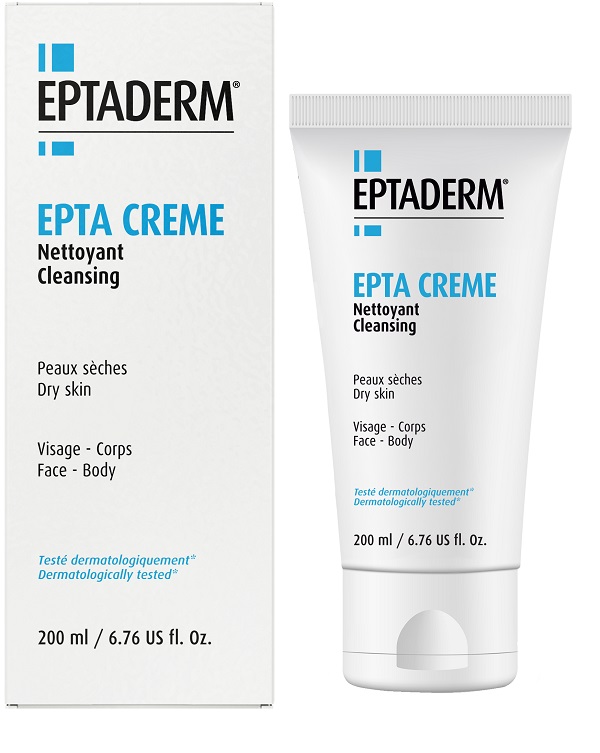 EPTADERM EPTA CREME DETERGENTE PELLI SECCHE VISO CORPO 200 ML - Farmadillo