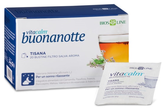 VITACALM BUONANOTTE TISANA 20 BUSTINE - Farmadillo