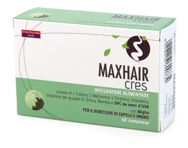 MAX HAIR CRES 60 COMPRESSE - Farmadillo