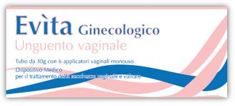 EVITA GINECOLOG UNGUENTO VAGINALE TUBO DA 30 G + 6 APPLICATORI VAGINALI MONOUSO - Farmadillo