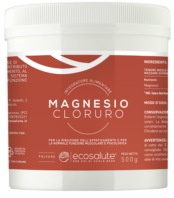 MAGNESIO CLORURO POLVERE 500 G - Farmadillo