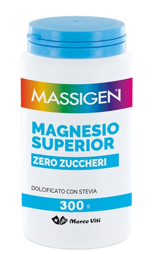 MASSIGEN MAGNESIO SUPERIOR ZERO ZUCCHERI 300 G - Farmadillo