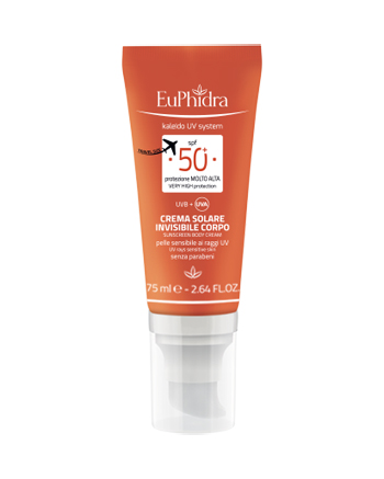 EUPHIDRA KALEIDO UV SYSTEM CREMA SOLARE CORPO 50+ INVISIBLE - Farmadillo