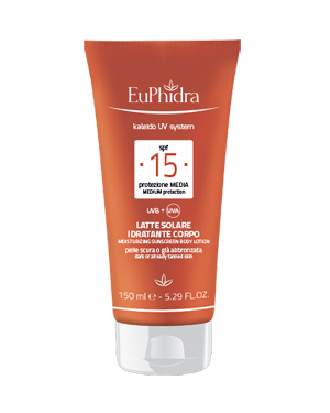 EUPHIDRA KALEIDO UV SYSTEM LATTE SOLARE CORPO 15 - Farmadillo