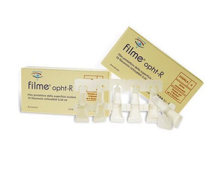 FILME OPHT-R LIQUIDO OFTALMICO PROTETTIVO 10 FLACONCINI 0,5 ML - Farmadillo