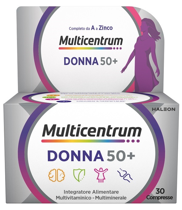 MULTICENTRUM DONNA 50+ 30 COMPRESSE - Farmadillo
