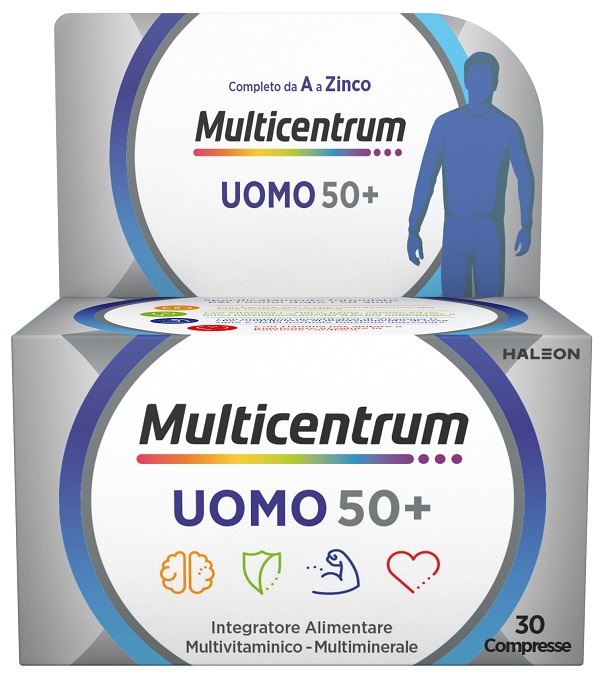MULTICENTRUM UOMO 50+ 30 COMPRESSE - Farmadillo