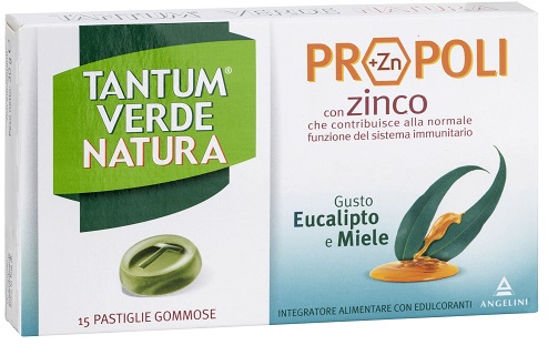 TANTUM VERDE NATURA PASTIGLIE GOMMOSE EUCALIPTO & MIELE 30 G - Farmadillo