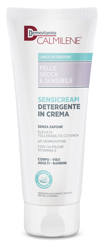 DERMOVITAMINA CALMILENE SENSICREAM DETERGENTE IN CREMA SENZA SAPONE PER PELLE SECCA E SENSIBILE 250 ML - Farmadillo