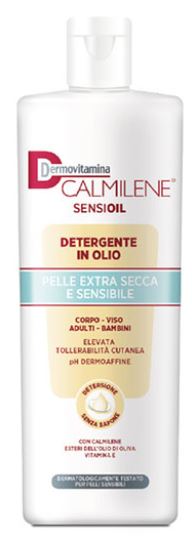 DERMOVITAMINA CALMILENE SENSIOIL DETERGENTE IN OLIO SENZA SAPONE PER PELLE EXTRA SECCA E SENSIBILE 500 ML - Farmadillo