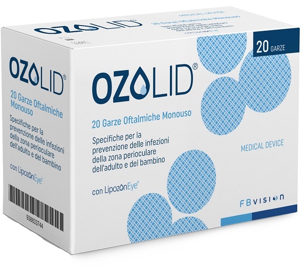 GARZA OZOLID OFTALMICA TNT CON OLIO OZONIZZATO IN FOSFOLIPIDI LIPOZONEYE 20 PEZZI - Farmadillo