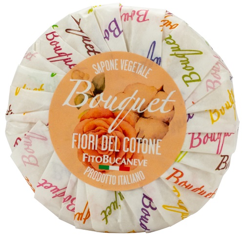 BOUQUET SAPONE VEGETALE FIORI DEL COTONE 100 G - Farmadillo